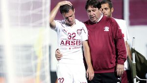 Apostol, rege la satelit!** "Mucles" câștigă la Rapid 15 mii de euro pe lună!