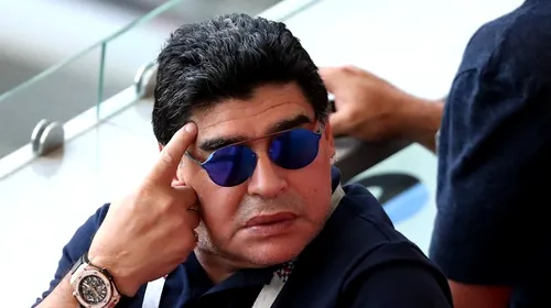 Scene incredibile cu Maradona în prim plan. A lovit un suporter după și a fost nevoie de intervenția poliției. VIDEO