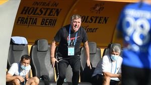 Viitorul- Chindia Târgoviște 4-1. Recital spectaculos reușit de echipa lui Gheorghe Hagi. Gabi Iancu, golul cu numărul 18 din acest campionat, Rivaldinho a izbutit „dubla”