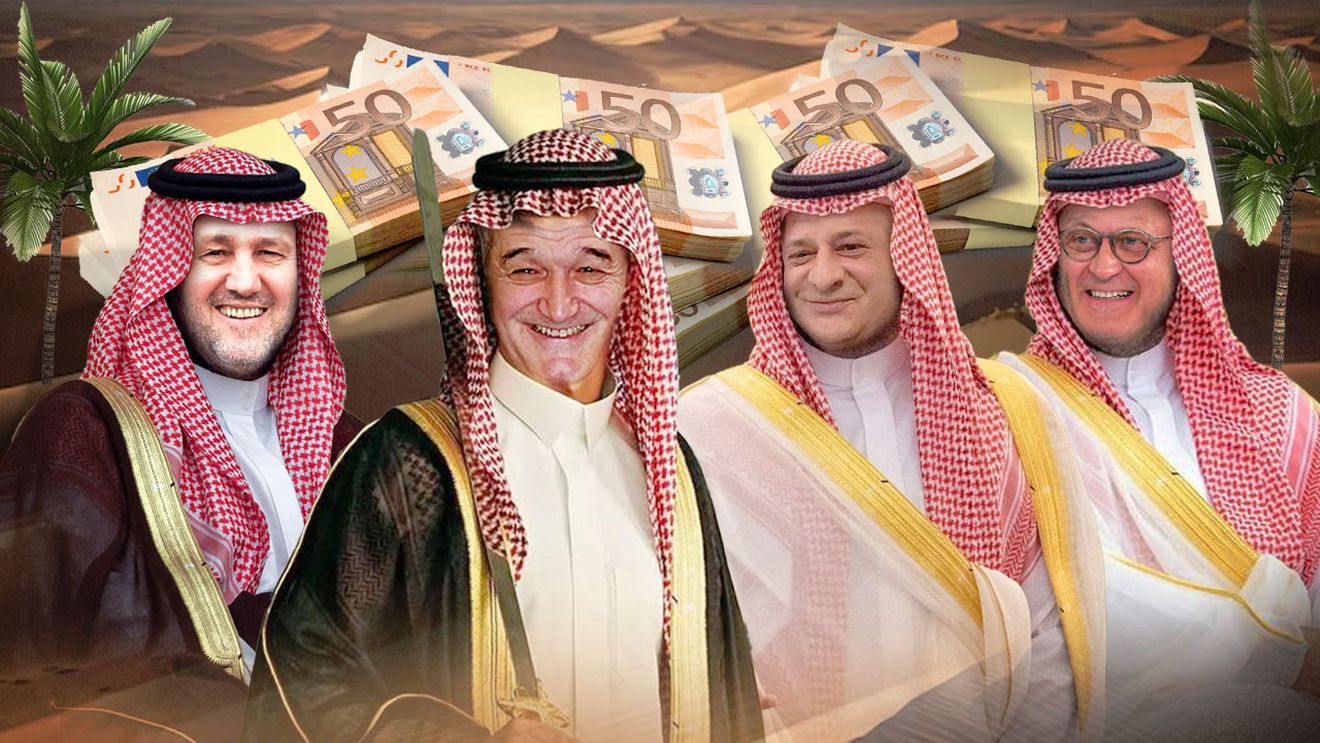 Superliga s-a „dilit” pe sistemul saudit: patronii au plătit pe fotbaliști aproape bugetul Guvernului pentru 6.500 de familii victime ale inundațiilor! Cum au ajuns orgoliile „șeicilor” Gigi Becali, Dan Șucu, Mihai Rotaru și Nelu Varga la recordul deceniului. EXCLUSIV