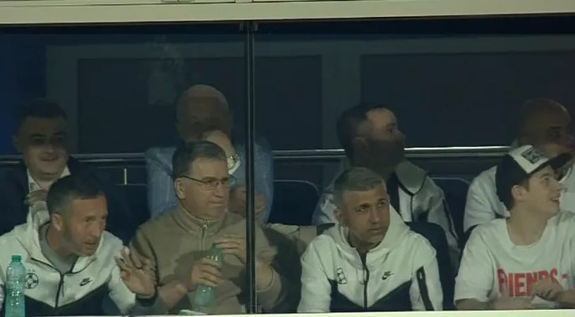 Cum au reacționat Meme Stoica și Valeriu Argăseală după faza „tiki-taka Barcelona” dintre Florinel Coman și Darius Olaru, care au pulverizat apărarea „Regelui” Hagi, la golul de 2-0 marcat de FCSB | VIDEO