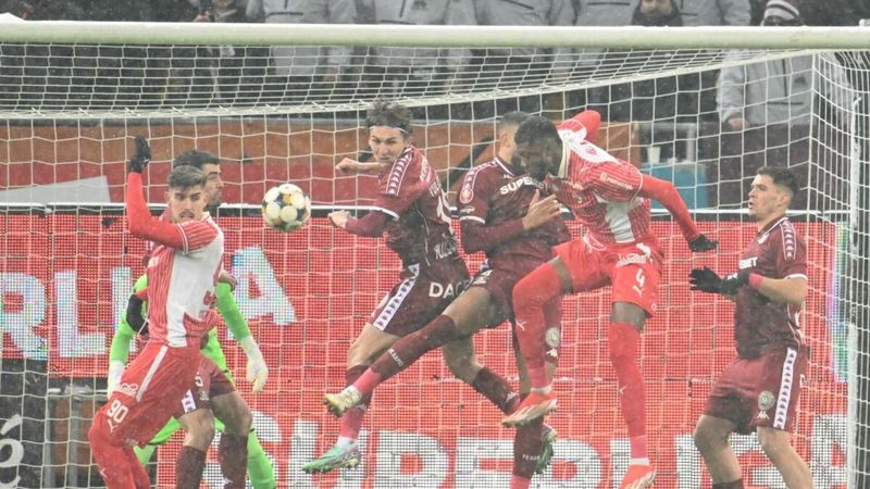 🚨 Rapid – Dinamo 2-1, în etapa 28 din Superliga. Victorie importantă pentru trupa lui Costel Gâlcă! Giuleștenii îi egalează pe roș-albi în clasament și sunt matematic în play-off