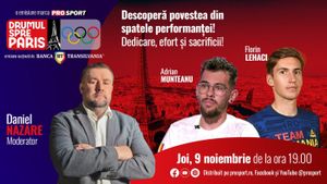Canotorul Florin Lehaci și cârmaciul Adi Munteanu sunt invitații emisiunii „Drumul spre Paris” de joi, 9 noiembrie, de la ora 19:00