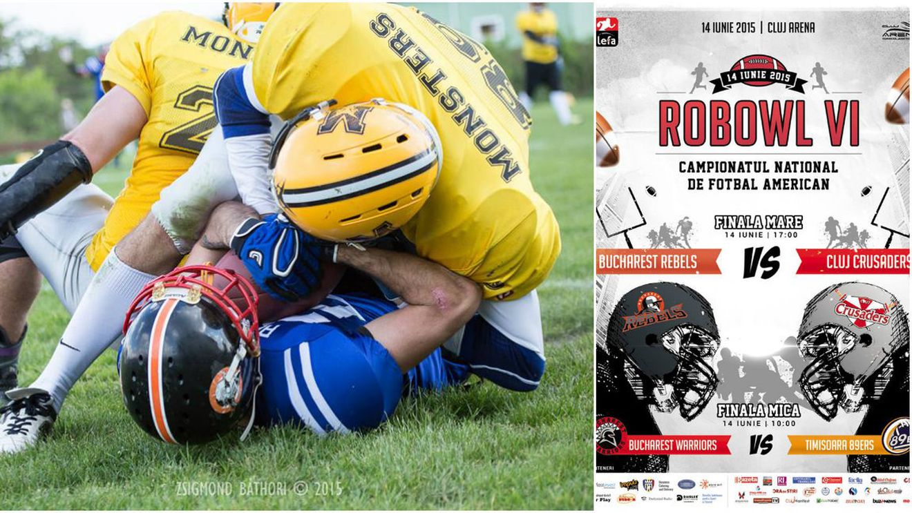 Cluj Crusaders - Bucharest Rebels, a șasea finală a campionatului românesc de fotbal american. TVR3 transmite în direct meciul de pe Cluj Arena