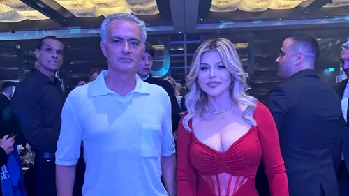 Loredana Groza s-a dus cu cea mai decoltată rochie direct peste Jose Mourinho! Ce i-a cerut îndrăzneața cântăreață celebrului milionar portughez