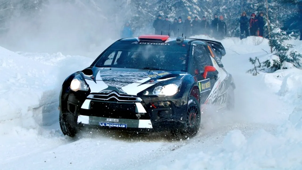 CitroÃ«n DS3 WRC, locurile 4 și 6 la Raliul Suediei