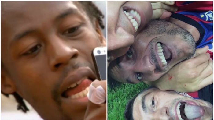 VIDEO | Noua modă în sportul internațional: Monfils a postat o filmare în timpul meciului. Piovaccari, "selfie" la goluri