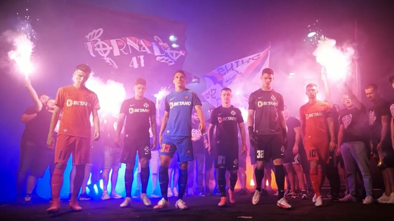 Cum arată noul echipament al FCSB pentru sezonul 2022-2023! Care sunt cele trei culori alese de oamenii lui Gigi Becali! VIDEO