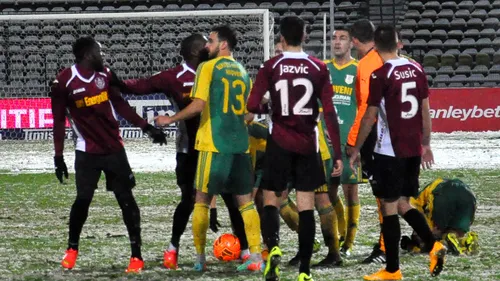 CCA susține că al treilea gol înscris de CFR Cluj în meciul cu CS Mioveni este valabil: 