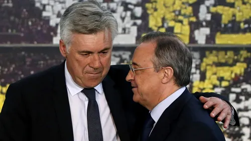 Întâlnire secretă între Florentino Perez și Carlo Ancelotti! I-a pus lista de transferuri pe masă și e plină de nume uriașe