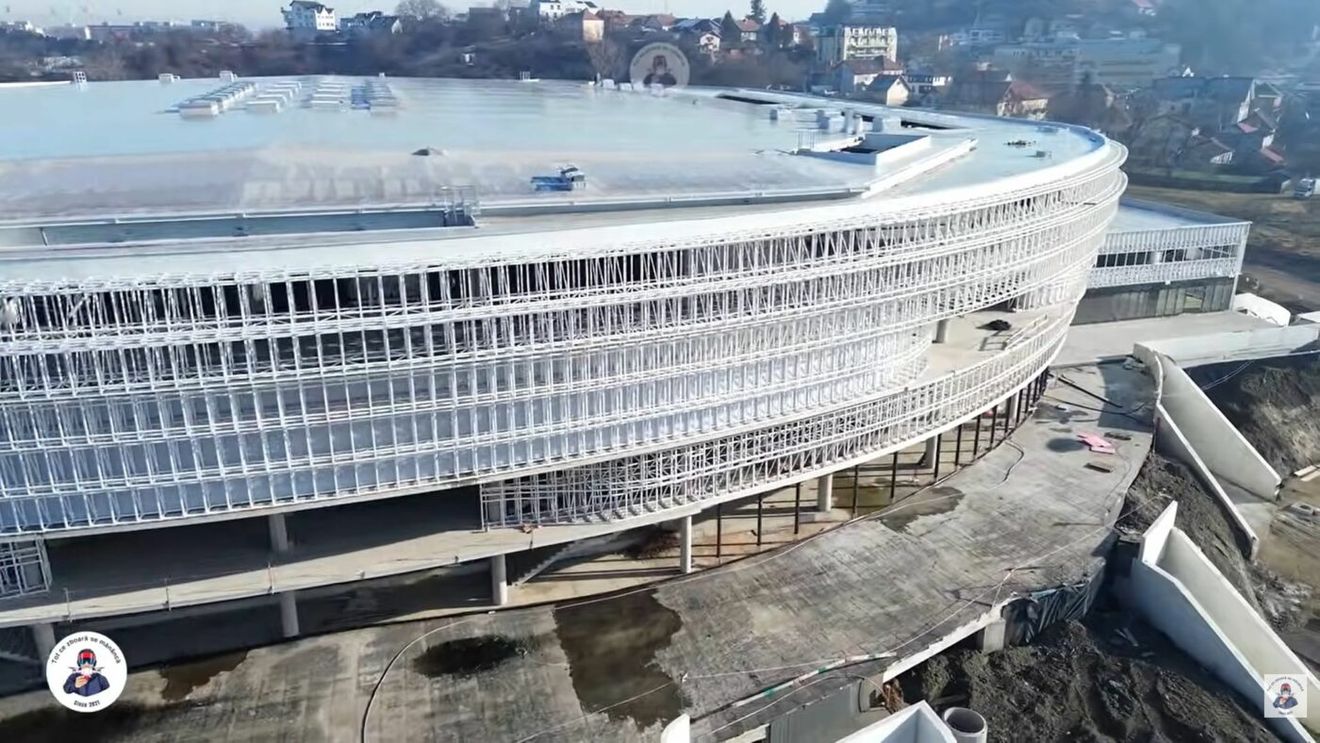 E aproape gata Sala Polivalentă Collosseum din România! Bijuteria SF din oraşul istoric a costat peste 70.000.000 de euro