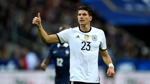OFICIAL | Mario Gomez revine în Bundesliga. Cu cine a semnat golgheterul din naționala Germaniei