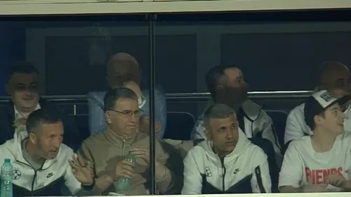 Cum au reacționat Meme Stoica și Valeriu Argăseală după faza „tiki-taka Barcelona” dintre Florinel Coman și Darius Olaru, care au pulverizat apărarea „Regelui” Hagi, la golul de 2-0 marcat de FCSB | VIDEO