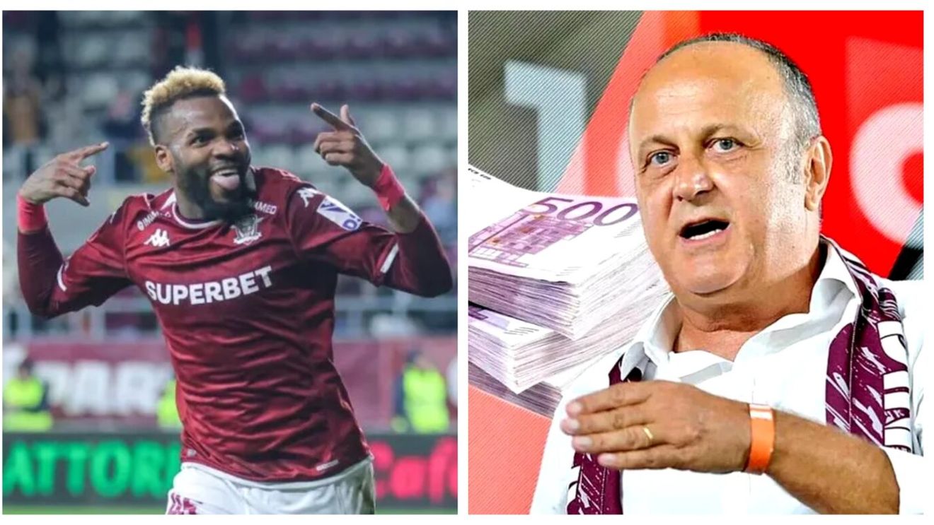 L-au vândut pe Boupendza în China. Câți bani intră în conturile lui Dan Şucu şi ale Rapidului