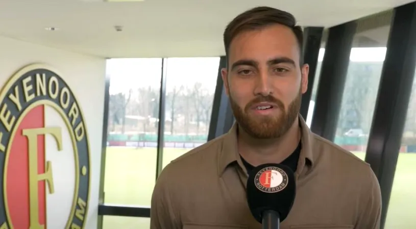 Valentin Cojocaru, prima reacție înainte de finala Conference League în care va fi prezent în lotul lui Feyenoord: „Încă o dată!”