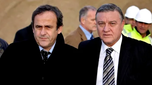 Mircea Sandu, felicitat de Blatter și Platini