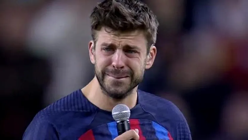 Gerard Pique, în lacrimi în timp ce își ia rămas bun de la fanii Barcelonei la ultima apariție. A iubi înseamnă să renunți