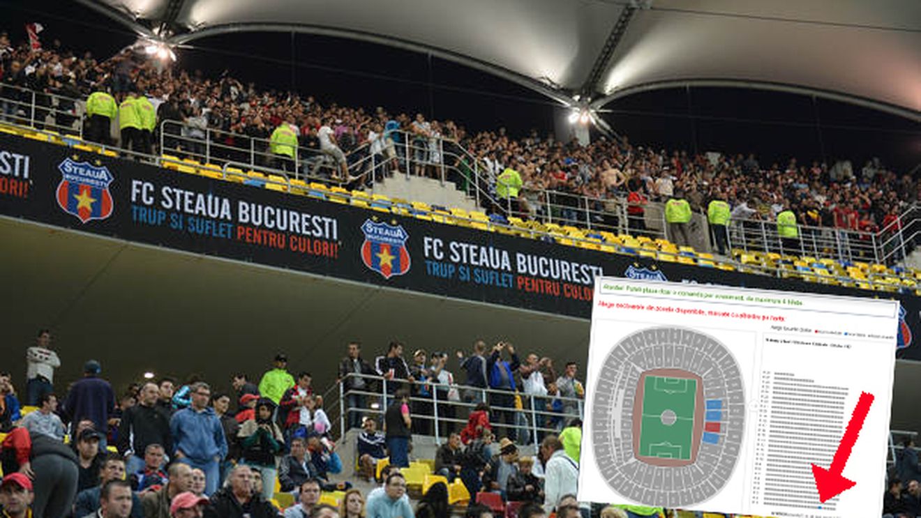 "Fenomenul Steaua"** Oficialii nu se așteptau niciodată la așa ceva: câte bilete au mai rămas în sectoarele centrale, pentru meciul cu Vaslui