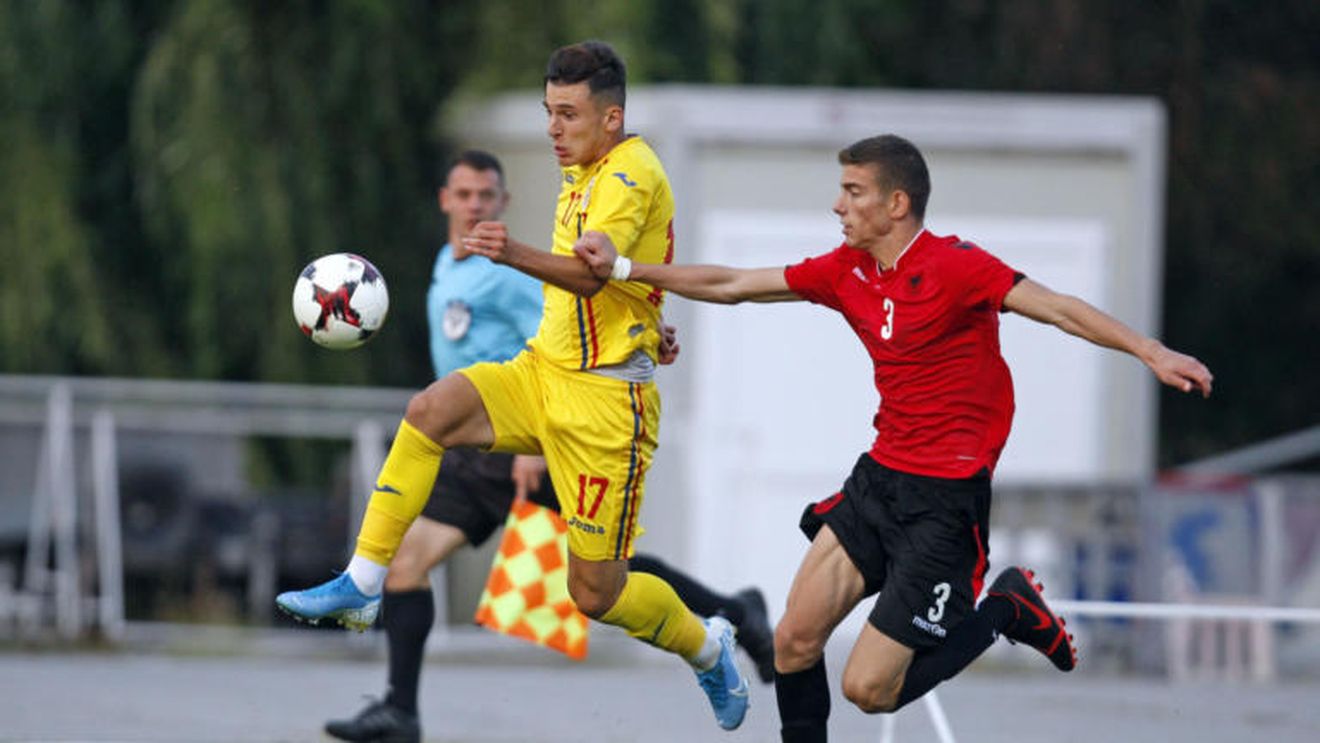 România U18 a umilit Albania într-un meci amical. Viitorul star al lui Hagi a făcut show. VIDEO
