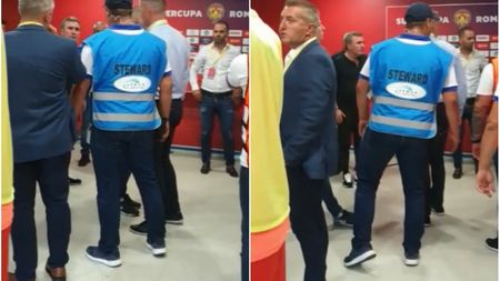 Supercupa României | Gică Hagi, așa cum nu l-ați mai văzut niciodată! "Regele" și-a ieșit din minți pe tunel, la pauză: "Bă, ce faceți voi aici?" | VIDEO 