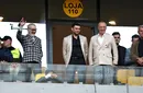 Cum a reacționat Gigi Becali când a văzut scenografia galeriei FCSB, care subordona rivalele Dinamo, Rapid, CFR Cluj şi Universitatea Craiova. Imagini de senzație cu miliardarul din Pipera