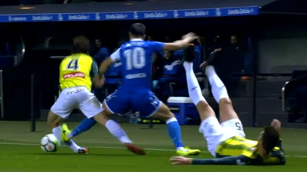 Meci nereușit pentru Florin Andone! FOTO | Îi putea rupe piciorul unui adversar după o intrare criminală, apoi a lovit bara. Deportivo nu iese din 
