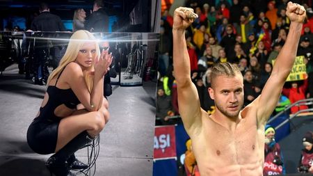 Alexandra Stan, fosta iubită a lui George Pușcaș, imagini „interzise” pentru a susține naționala României la EURO! GALERIE FOTO