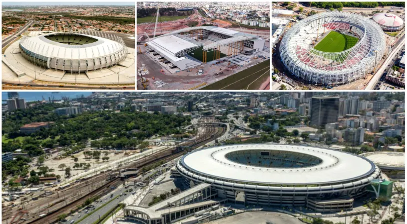 Muncesc contra cronometru. FOTO - În ce stadiu se află stadioanele care vor găzdui Mondialul din Brazilia