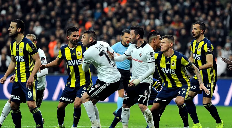 Derby nebun în Istanbul! Beșiktaș conducea cu 3-0 la pauză, dar Fenerbahce a oferit o revenire de senzație