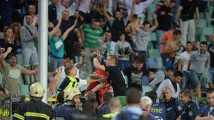 Moți, erou la bulgari: "Nu am știut ce să fac în poartă, cum să mă comport. Nu intrasem nici la antrenamente". Mănușile cu care a apărat penalty-urile lui Pârvulescu și Râpă au devenit obiect de cult la Sofia