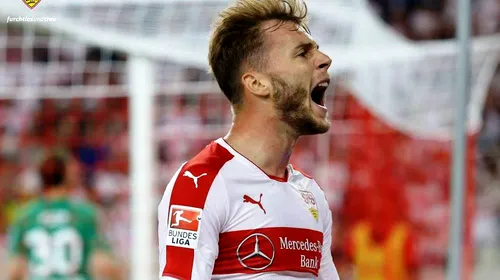 Maxim a marcat un gol crucial pentru Stuttgart! VIDEO | Românul a reușit să înscrie de la 40 de metri și echipa sa e aproape de revenirea în Bundesliga