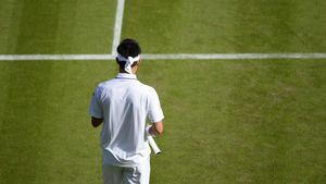 IMAGINEA ZILEI vine de la Wimbledon. Nu contează înălțimea când iubești tenisul 