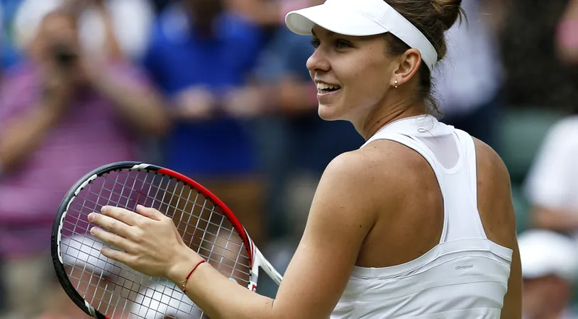 Prima reacție a Simonei Halep după calificarea în semifinale la Wimbledon: 