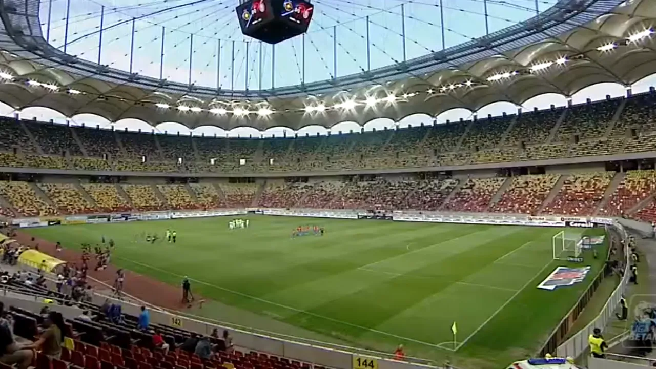 FOTO | Arena părăsită! Asistență rușinoasă la meciul FCSB - CFR: cum a arătat cel mai mare stadion al țării la ora partidei
