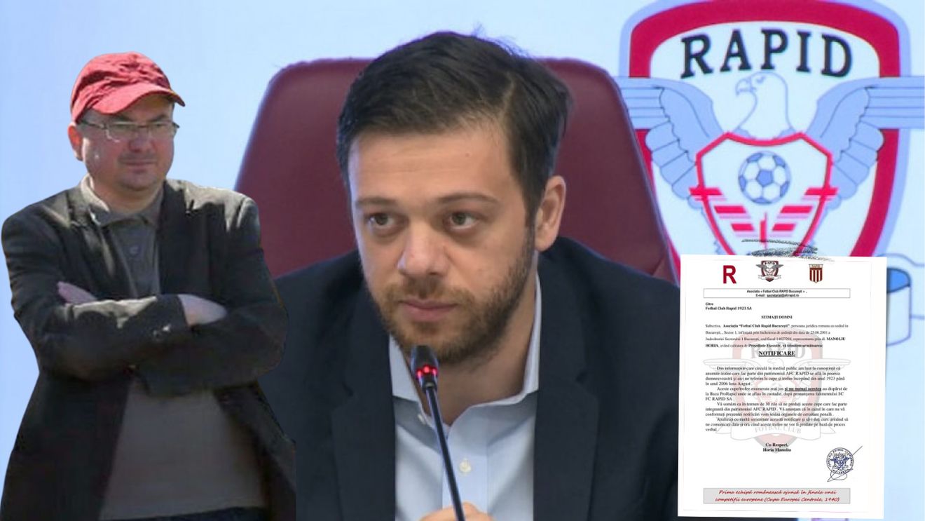 Scandal uriaș în Giulești! Horia Manoliu îi cere lui Victor Angelescu toate trofeele câștigate de Rapid și amenință cu plângeri penale