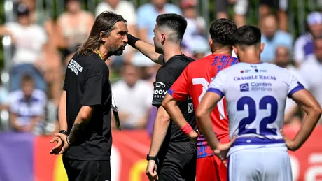 Dan Alexa consideră ”o exagerare” sancțiunea primită de Artean! Antrenorul Științei Poli dezvăluie o discuție a arbitrului Buzărnescu cu mijlocașul și îi bate obrazul ”centralului”