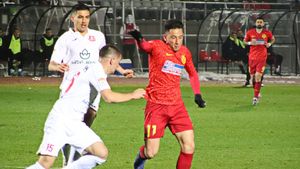 Derapaje uluitoare la meciul Hermannstadt - FCSB. „Țăran, incult, manelist!” Au lipit poze cu oi pe scaune | FOTO