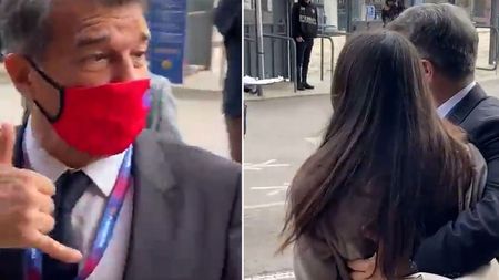Joan Laporta, început de mandat ca președinte la FC Barcelona: „Când faci 18 ani, mă suni”. Totul, doar o glumă cu mama fetei | VIDEO