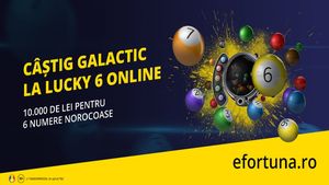 Primul mare câștigător la loteriile virtuale a ghicit 6 numere și a luat 10.000 de lei