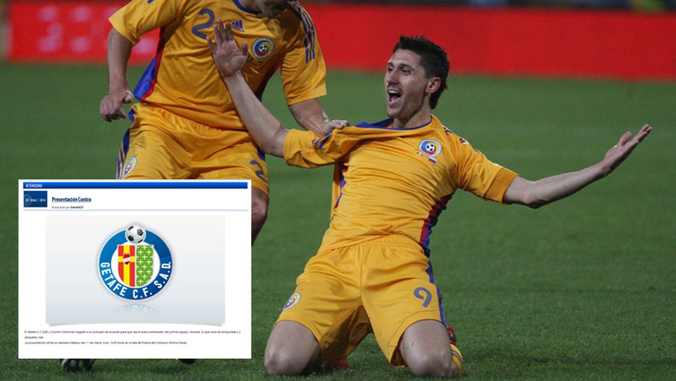 Contra: "Vreau să salvez Getafe de la retrogradare". A semnat pe doi ani și jumătate, mâine va fi prezentat oficial. Reacția lui Marica: "Mă bucur că vine 'Guriță'" 