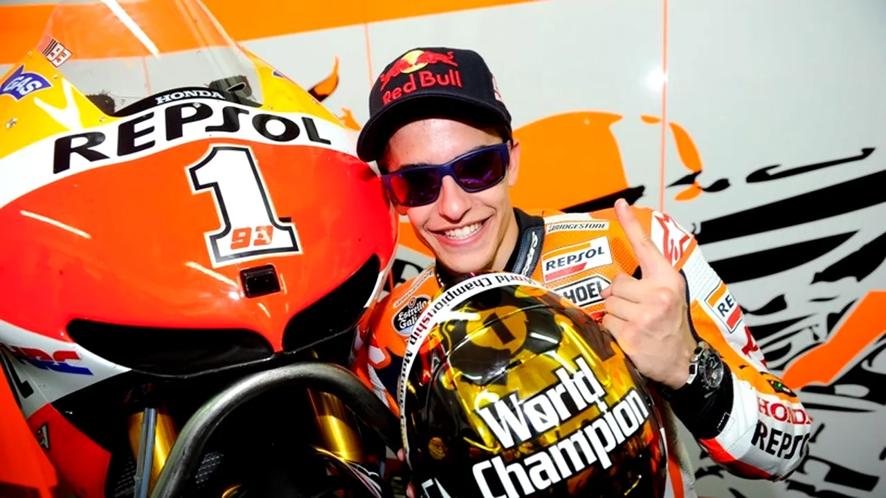 Marc Marquez, campion MotoGP la 20 de ani: 