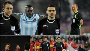 Un arbitru de top din Liga 1 câștigă cât un fotbalist mediocru. Câți bani au încasat Balaj, Kovacs și Hațegan în acest sezon
