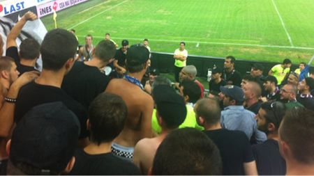 Peluza Sud s-a luat de Adrian Cristea, șefii Stelei au reacționat și l-au trimis pe bodyguardul "Buze" să facă "ordine"! Mesajul care i-a scos din sărite  