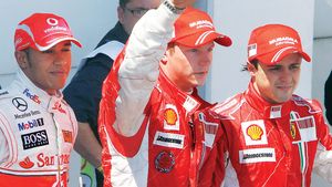 Ferrari a monopolizat prima grilă la Magny-Cours