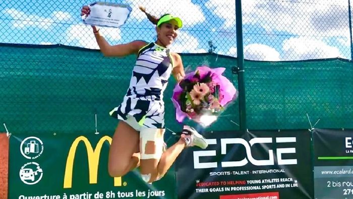 „Felicitări, iubirea mea!" Reacția fabuloasă a unui fotbalist din Liga 1 după ce Mihaela Buzărnescu a câștigat turneul de la Le Neubourg | GALERIE FOTO