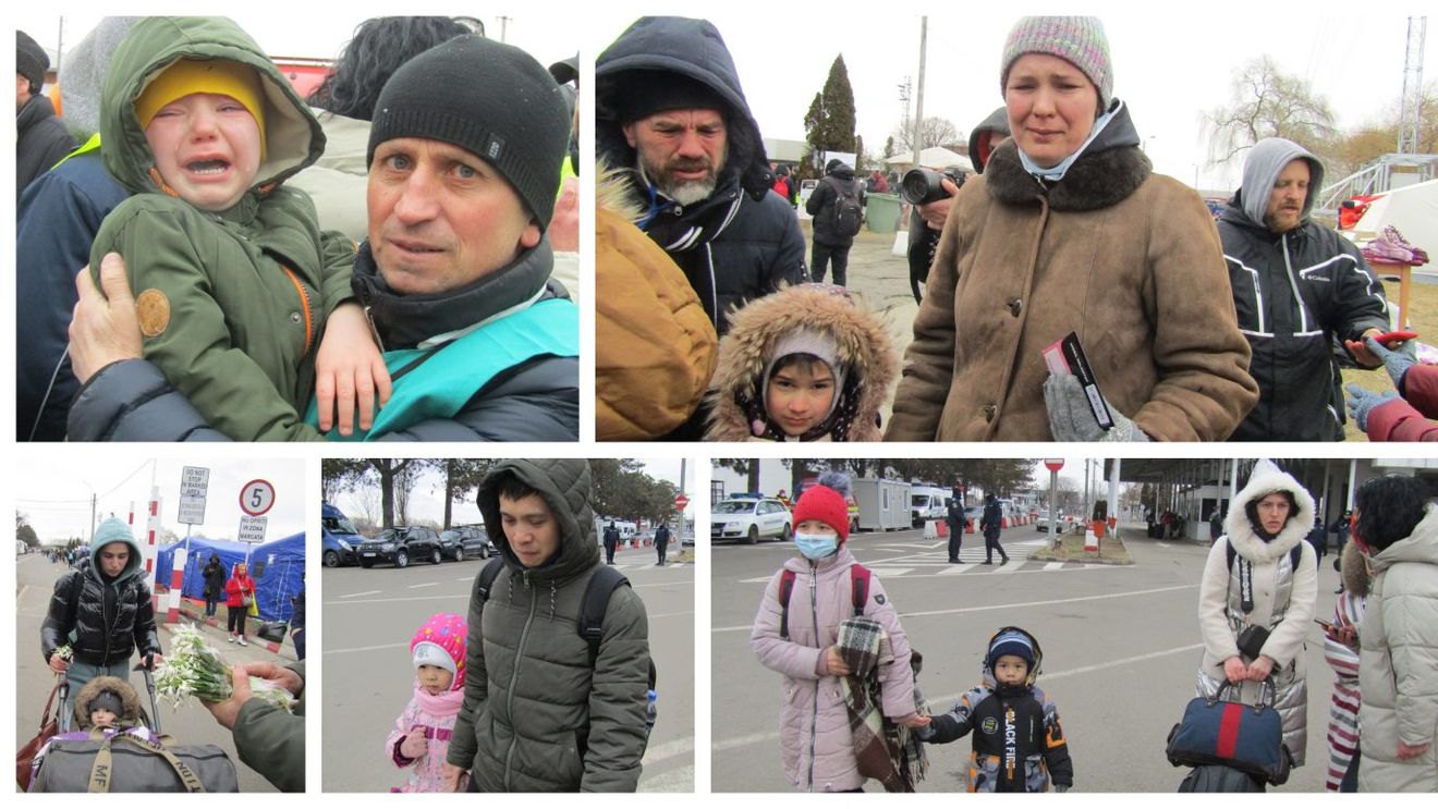 Siret, poartă spre supraviețuire! REPORTAJ tulburător în Vama Siret, unde sute de refugiați ucraineni, majoritatea femei și copii, fug spre România din calea bombardamentelor rușilor. Povești cutremurătoare și gesturi emoționante