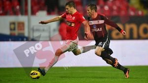 Un strop de fericire! Dinamo - Mediaș 1-0! Țucudean a înscris cu un voleu superb