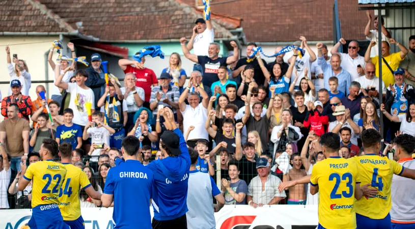 Entuziasm la Ghiroda înainte de barajul pentru Liga 2 cu FC Bihor. Clubul timișean a prins aripi după ce a eliminat-o pe Poli Timișoara