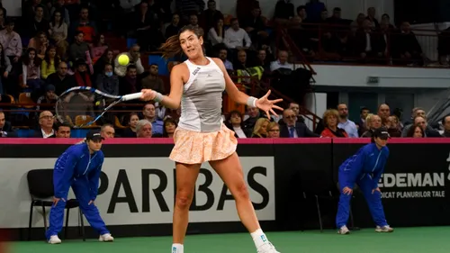 Muguruza după victoria cu Halep: 