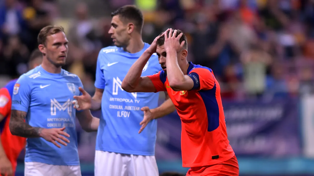 Regretul lui Florin Tănase după ce FCSB a ratat șansa să urce pe locul 1 în play-off-ul Ligii 1. „Sunt dezamăgit, eram aproape, e frustrant!”